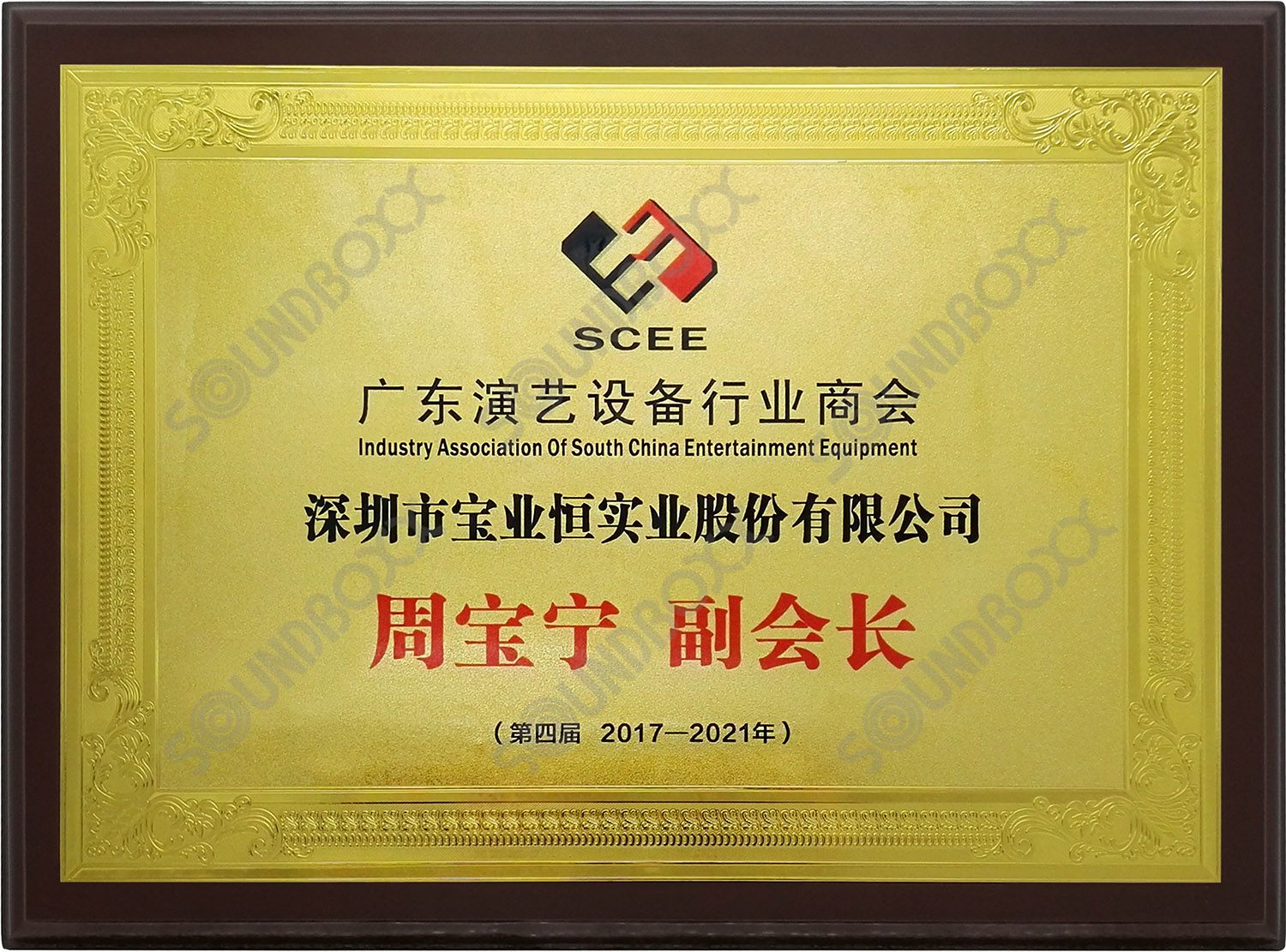广东演艺设备行业商会 周宝宁 副会长